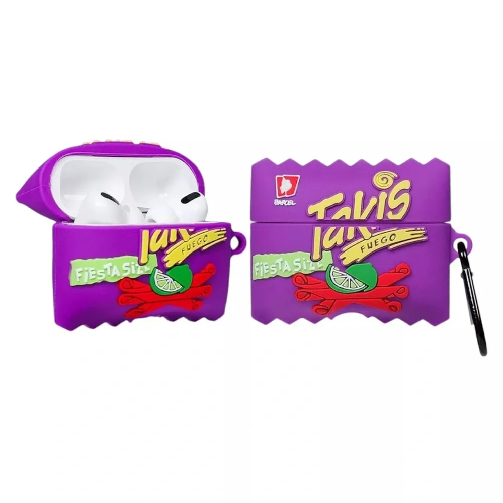 Takis Silicone | 3D Funny Snack with Keychain | AirPods Pro